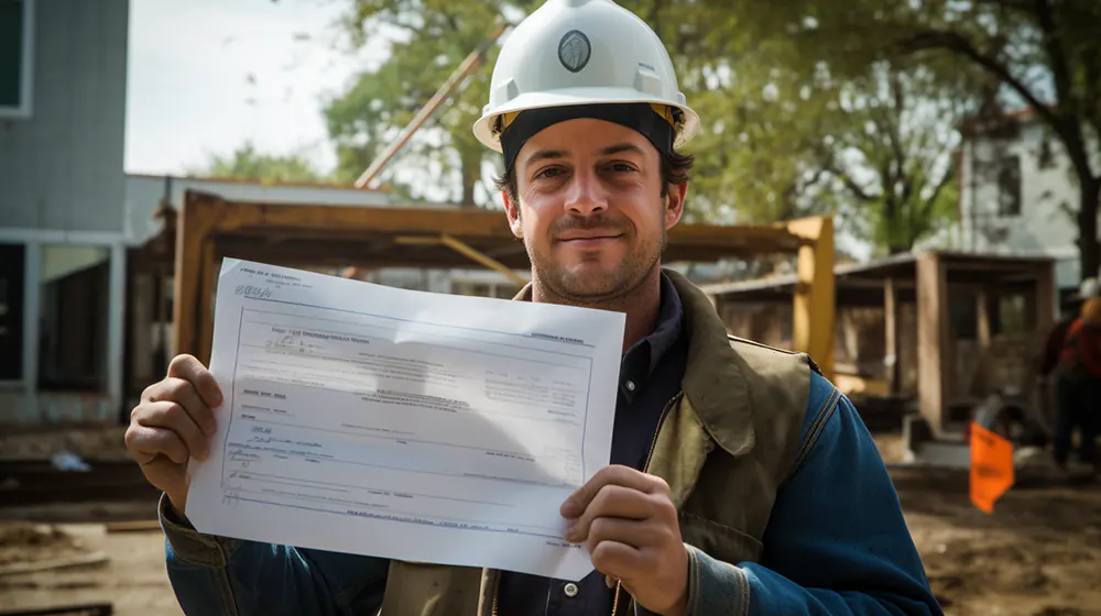 A contractor holding a permit
