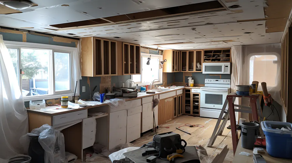 A DIY kitchen remodel project