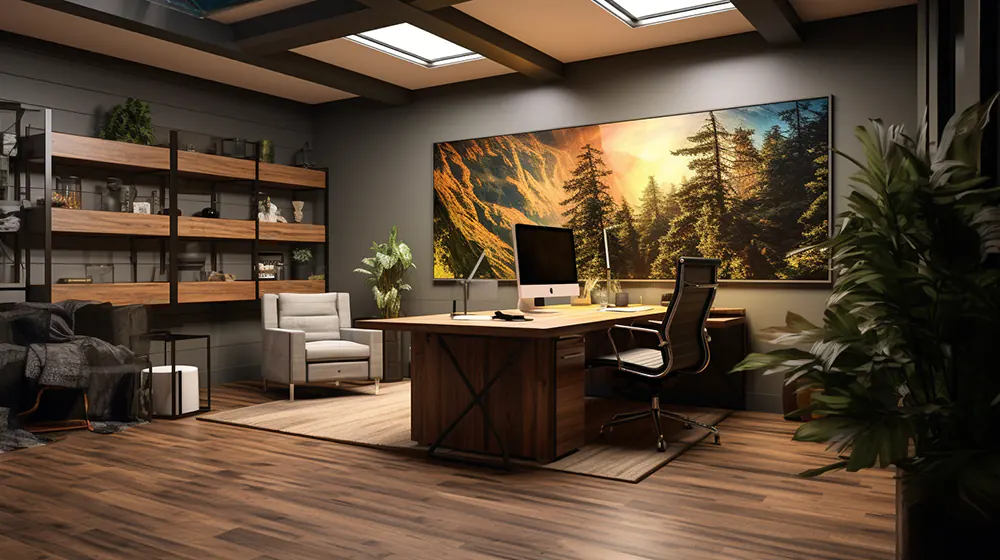 An office remodel