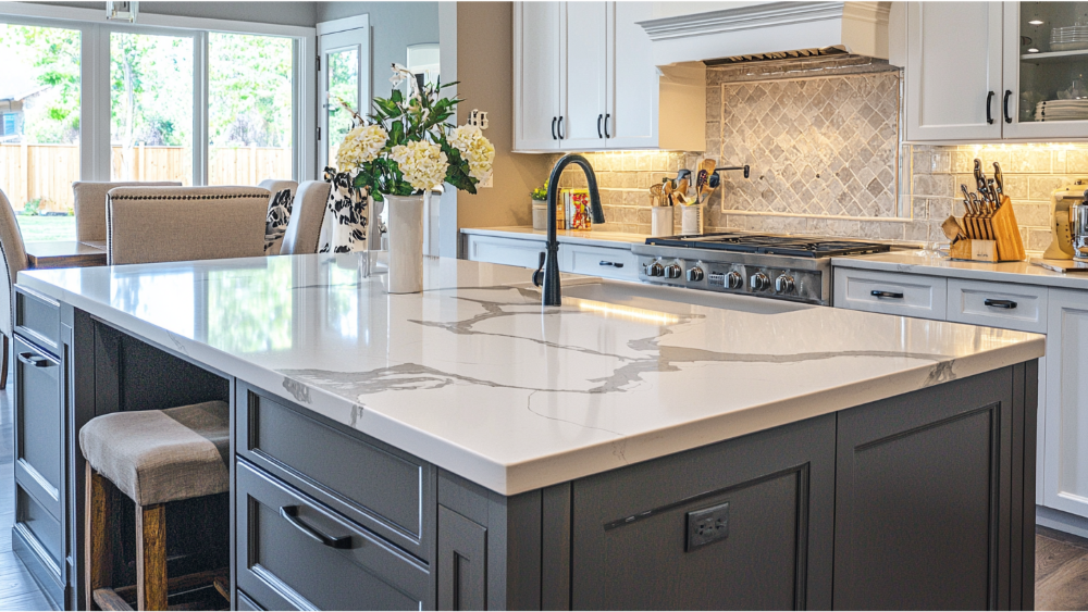 A nice kitchen countertop